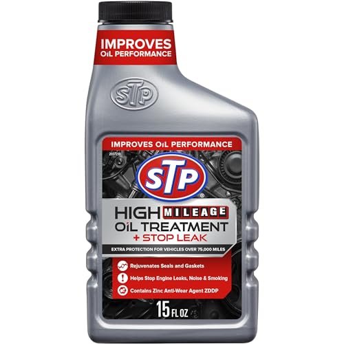 STP High Mileage Oil Treatment + Stop Leak - 15...