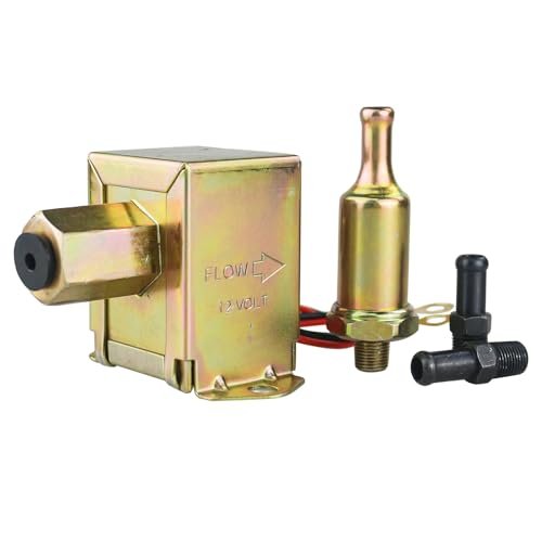 Universal Electric Fuel Pump Kit 12V 4.5-7psi Gas Diesel...