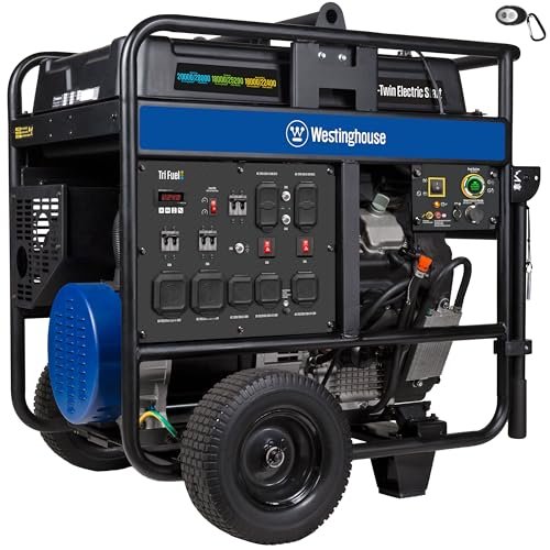 Westinghouse 28000 Peak Watt Tri-Fuel Home Backup Portable...