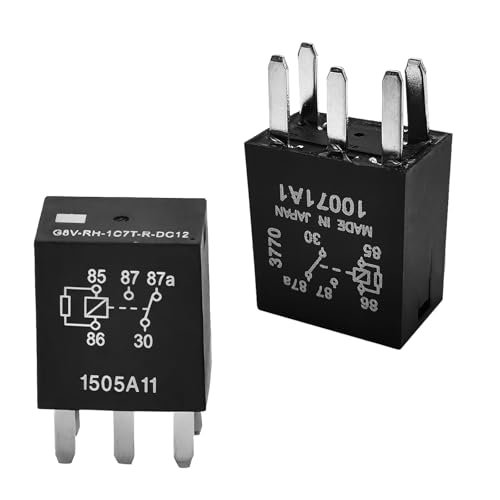 Polcatay Fuel Pump Relay, DC 12 V 5 Pin Plug-and-Play...