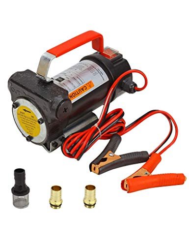 BLACKHORSE-RACING 12V DC Portable Electric Fuel Transfer...