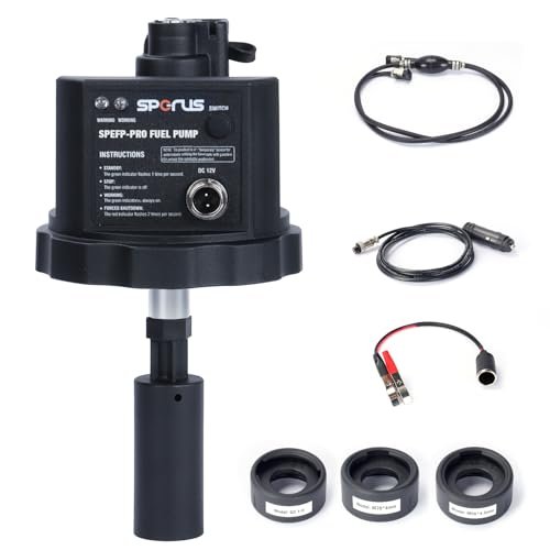 12V DC Gasoline Fuel Pump for Generators - High-Efficiency...