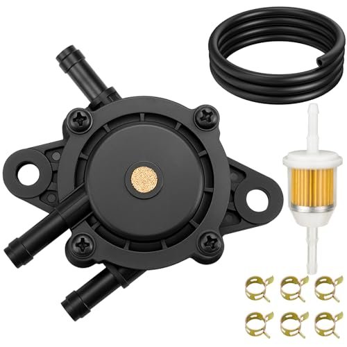 Fuel Pump with Filter and Oil Hose Compatible with Kohler...