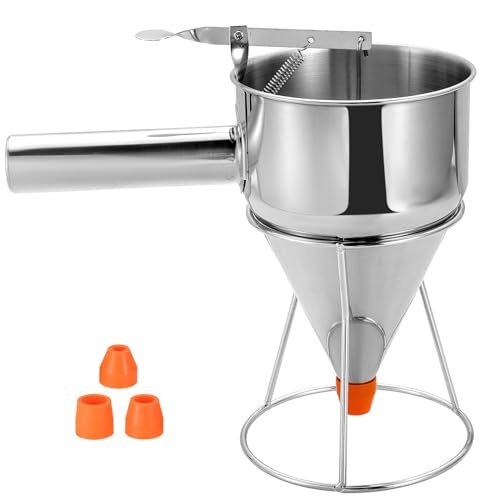 MYFULLY Pancake Batter Dispenser Funnels with Stand |...