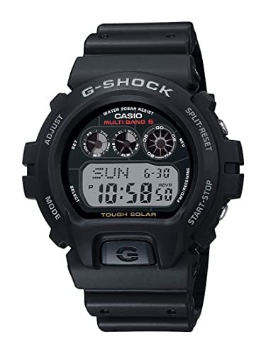 Casio G-Shock GW6900-1 Men's Tough Solar Black Resin Sport...