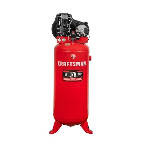 CRAFTSMAN Air Compressor - Stationary 60 Gallon Vertical...