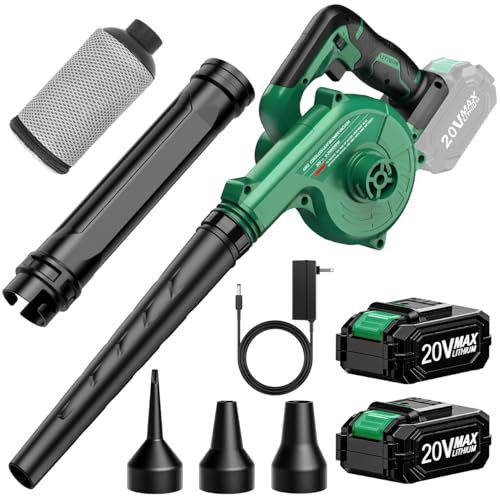 K I M O. Cordless Leaf Blower Vacuum Combo 4...