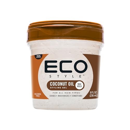 Eco Style Coconut Oil Styling Gel - Adds Luster and...
