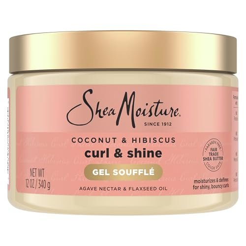 SheaMoisture Curling Gel Souffle Coconut and Hibiscus for...