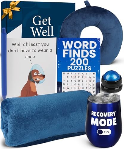 Amabeen Gifts Get Well Soon Gift Basket for Men –...