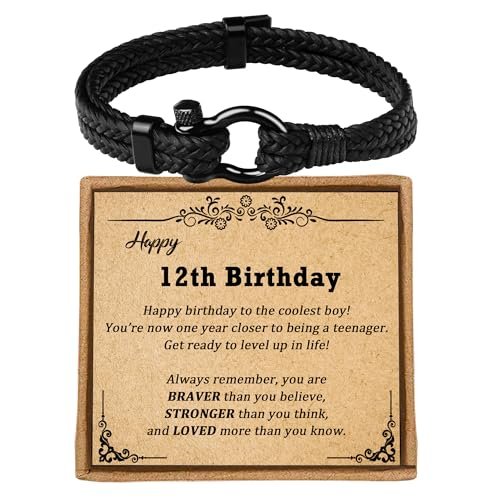 Sereney 12 Year Old Boy Gifts Ideas Adjustable Leather...