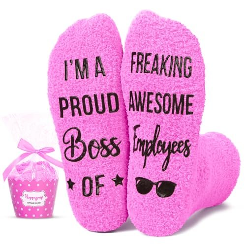 HAPPYPOP Best Boss Gifts Socks Ideas - Boss Day GIfts...