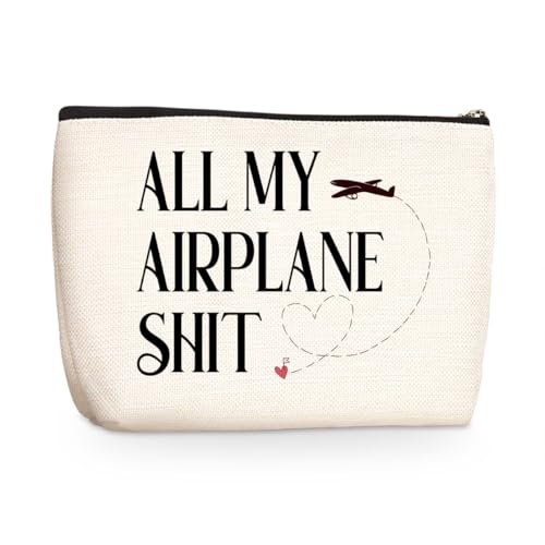 Wenboco Humor Pilot Gifts Cosmetic Bag Aviation Gifts...