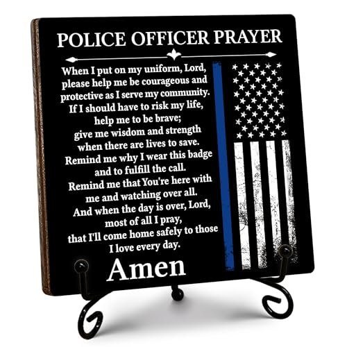 Police Officer Gifts for Men Women, Prayer for Policeman...