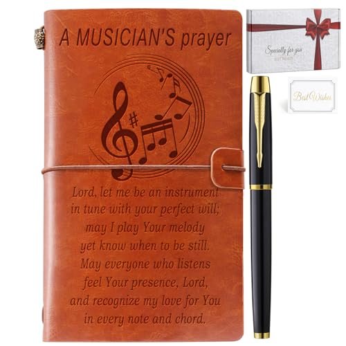 Music Lover Gifts Music Teacher Gifts for Women Leather...