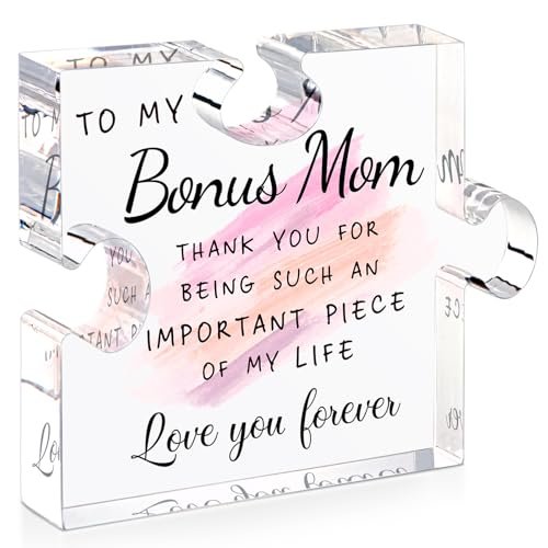 Bonus Mom Gifts for Step Mama Puzzle Piece Gift Ideas...