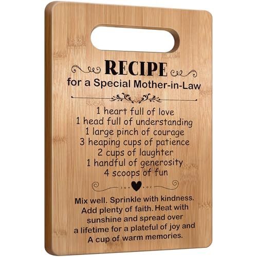 Popular Birthday Gifts for Mother in Law, Cutting Board...
