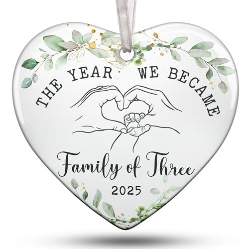 Baby First Christmas Ornament 2025 for New Parents,...
