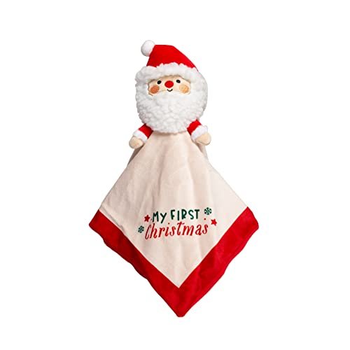 Pearhead Baby's First Christmas Security Blanket, Soft Baby...