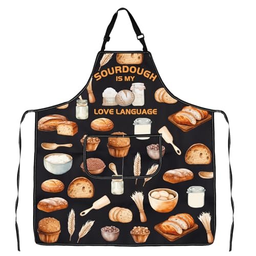JXGZSO Sourdough Baker Apron Sourdough Bread Lover Gift My...