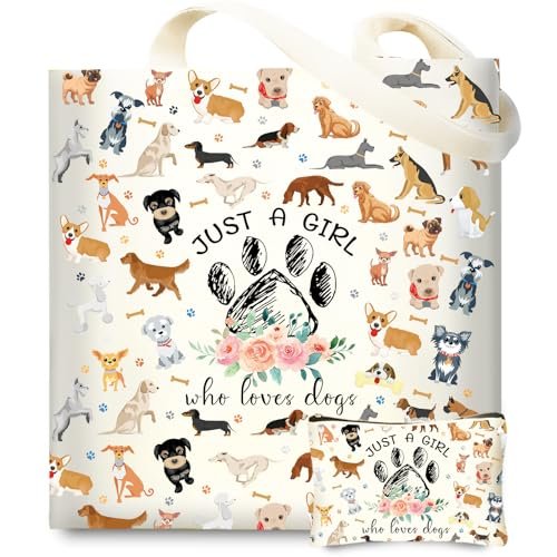Cute Gifts for Dog Lover, Dog mom Gift Reusable Grocery...