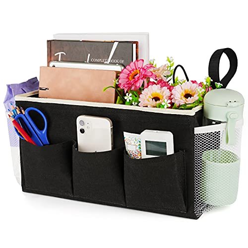 Lilithye Bedside Caddy Bedside Organizer Bedside Storage...