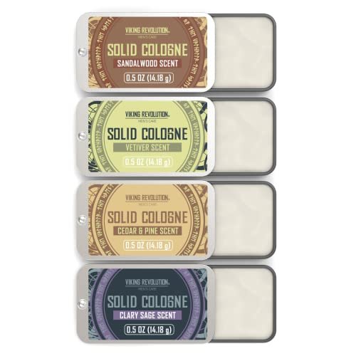 Viking Revolution 4 Pack Mens Solid Colognes 0.5 Oz -...