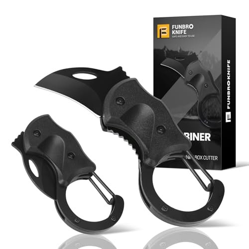 FUNBRO Small Pocket Knife Gift for Men, Keychain Box...