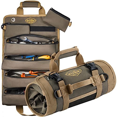 The Ryker Roll Up Tool Bag Organizer Gifts for Dad....