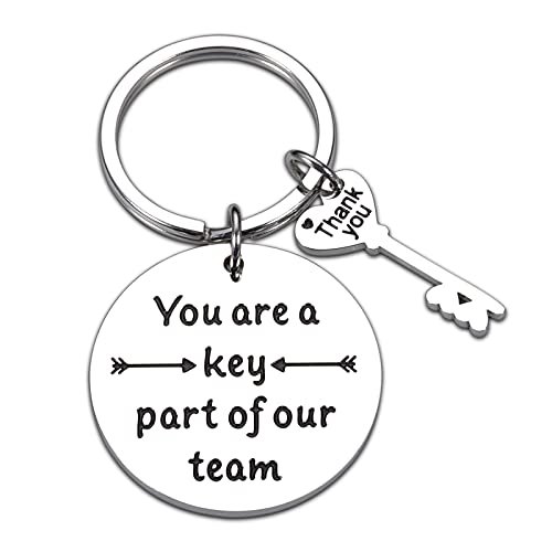 Office Thank You Gifts Coworker Keychain for Women Men...