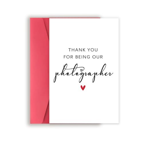 Amorista Thank You Card Gifts for Photographer, Simple...