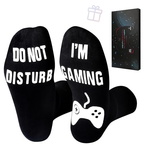 Nirohee Do Not Disturb I'm Gaming Socks,Birthday Gifts for...