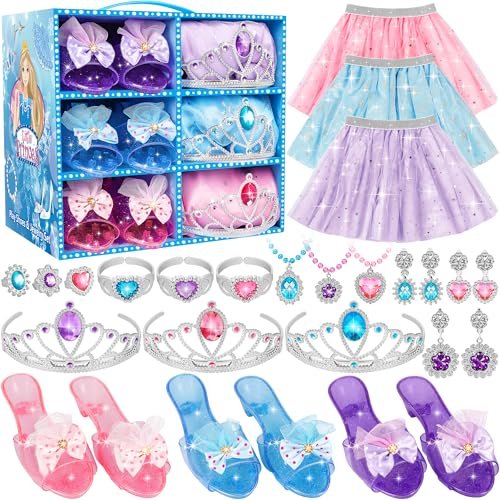 LJZJ Princess Dress Up Toys & Jewelry Boutique, Costumes...
