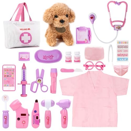 Meland Toy Doctor Kit for Girls - Pretend Play Doctor...