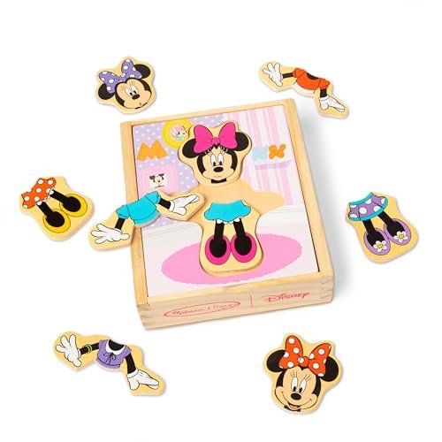 Melissa & Doug Disney Minnie Mouse Dress-Up Puzzle, 18...