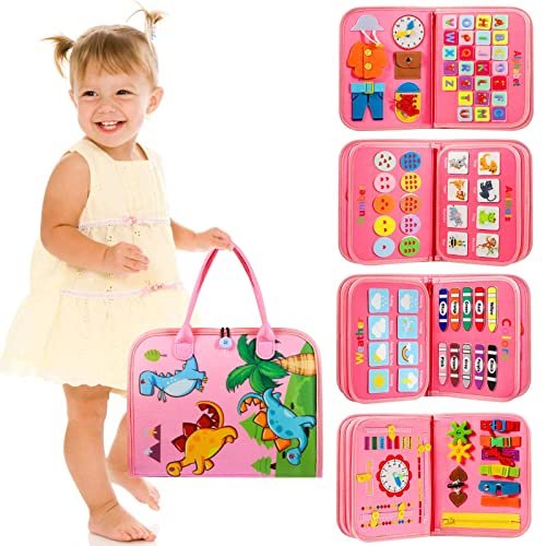 Winblo Toddler Busy Board - Montessori Toys for Toddler...