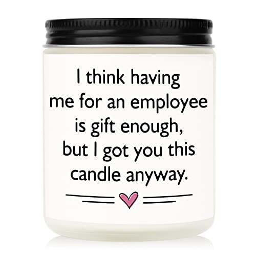 Afterprints Scented Candles - Boss Gifts for Women Men,...