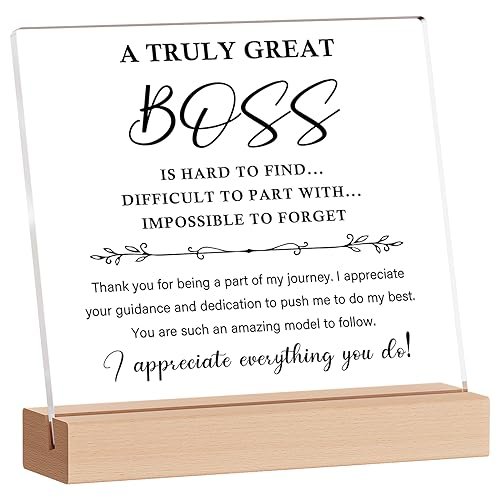 Funnli Boss Day Gifts for Women Men, Boss Lady Gifts...