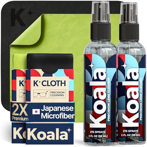 Koala Eyeglass Lens Cleaner Spray Kit | (2x) Glasses...