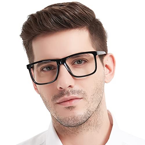 MARE AZZURO Oversized Square Reading Glasses Men Large...