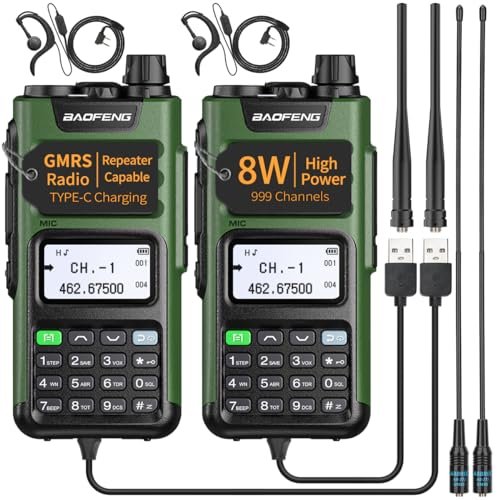 BAOFENG GMRS Radio Handheld Long Range GM-15 Pro 8W...