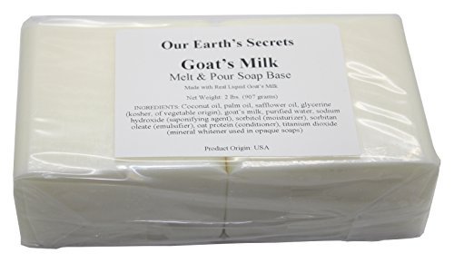 Our Earth's Secrets Goats Milk - 2 Lbs Melt and...