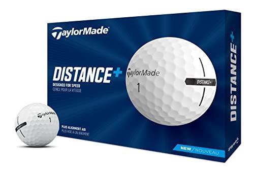 TaylorMade Distance+ Golf Balls, High-Velocity Performance,...
