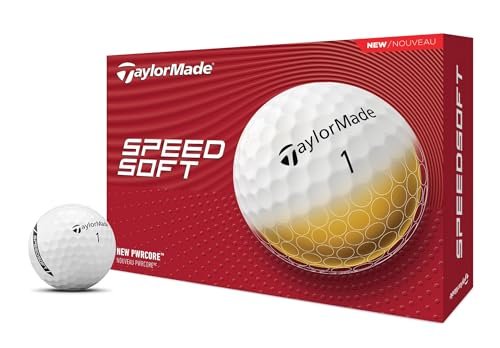 TaylorMade Golf SPEEDSOFT Golf Balls ONE Dozen