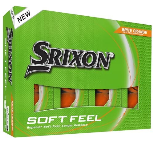 Srixon Softfeel Golf Balls, Softfeel 14, Brite Orange