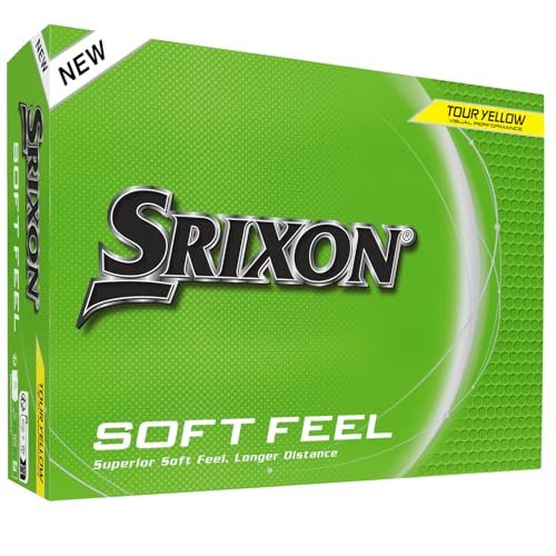 Srixon Softfeel Golf Balls, Softfeel 14, Yellow