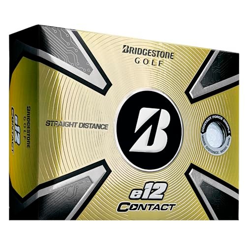2023 Bridgestone Golf e12 Contact Golf Balls, White