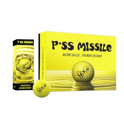 P*ss M*ssile Distance Golf Balls, Dozen - 4-Layer Design,...
