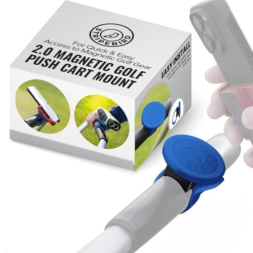 Stripebird - 2.0 Golf Push Cart Mount for Magnetic...