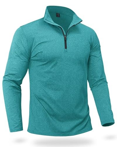Boladeci Mens Pullover 1/4 Zip Fleece Lined Long Sleeve...